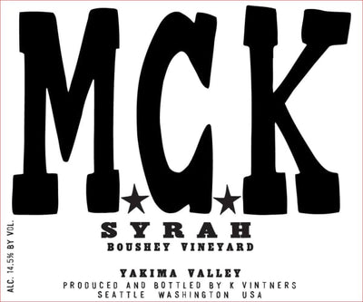 K Vintners MCK Syrah 2022 - 750ml