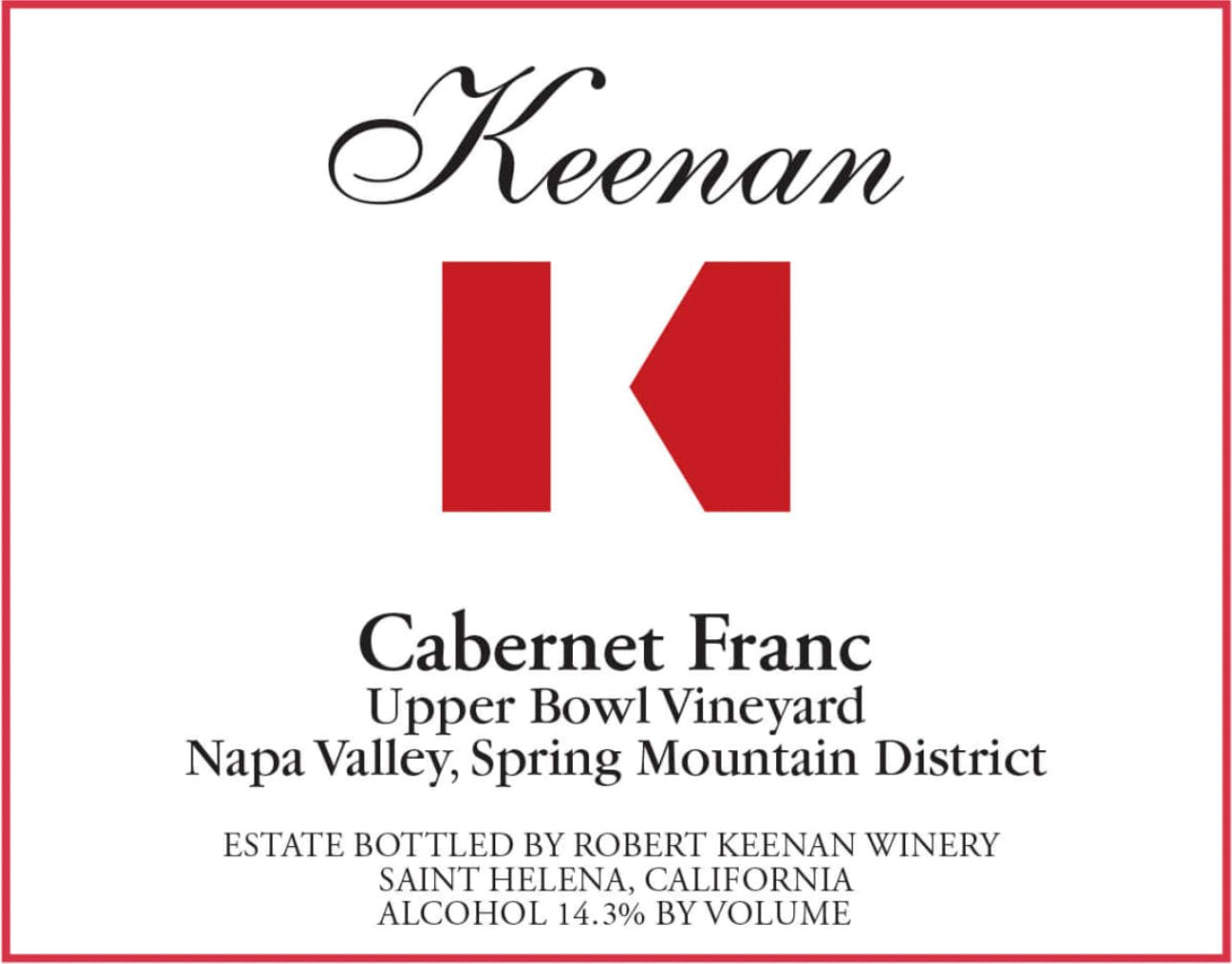 Keenan Upper Bowl Vineyard Cabernet Franc 2020 - 750ml