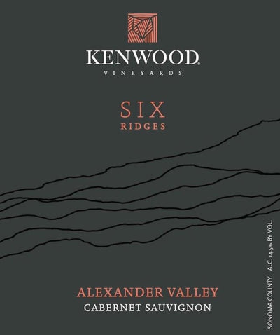 Kenwood Six Ridges Alexander Valley Cabernet Sauvignon 2021 - 750ml