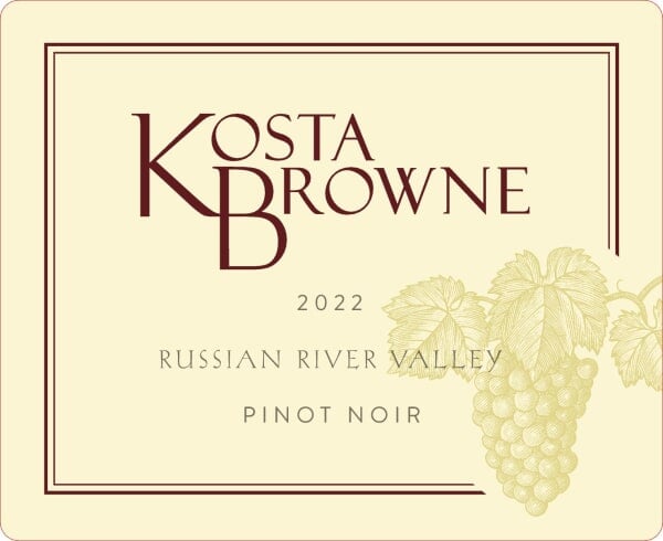 Kosta Browne RRV Pinot Noir 2022 - 750ml