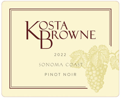 Kosta Browne Sonoma Coast Pinot Noir 2022 - 750ml
