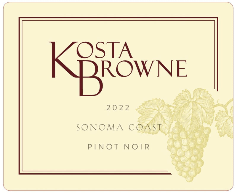 Kosta Browne Sonoma Coast Pinot Noir 2022 - 750ml