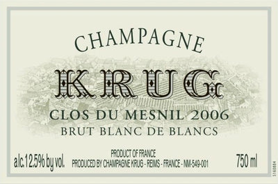 Krug Clos Du Mesnil Blanc de Blanc 2006 - 750ml