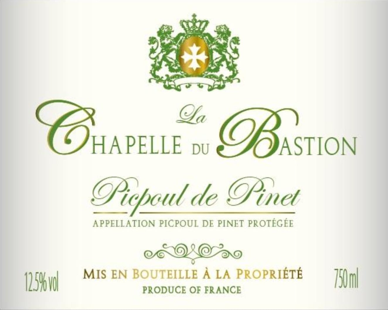 La Chapelle du Bastion Picpoul de Pinet 2024 - 750ml