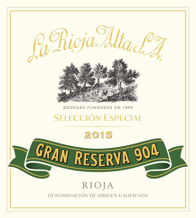 La Rioja Alta Gran Reserva 904 Seleccion Especial Tinto 2015 - 1.5L