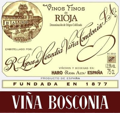 Lopez de Heredia Vina Bosconia Gran Reserva Rioja 2004 - 750ml