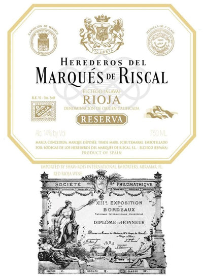 Marques de Riscal Rioja RSV 2018 - 375ml