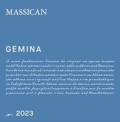 Massican Gemina White 2023 - 750ml