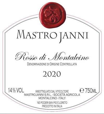 Mastrojanni Rosso di Montalcino 2020 - 750ml