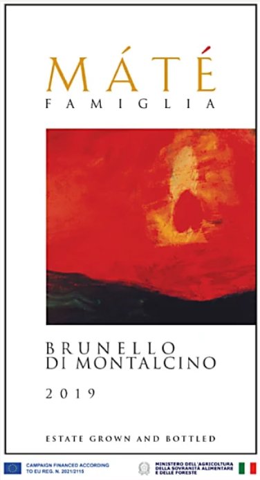 Máté Brunello di Montalcino 2019 - 750ml