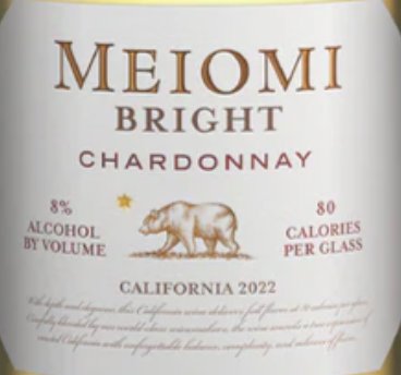 Meiomi Bright Chardonnay Low Alcohol 2022 - 750ml