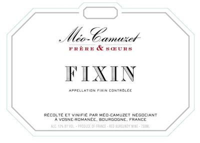 Meo-Camuzet Freres & Soeurs Fixin 2022 - 750ml