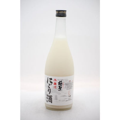 Miyashita "Sacred Mist" Honjouzou Nigori Sake -- 宮下酒造「極聖」本醸造 にごり酒-720ml