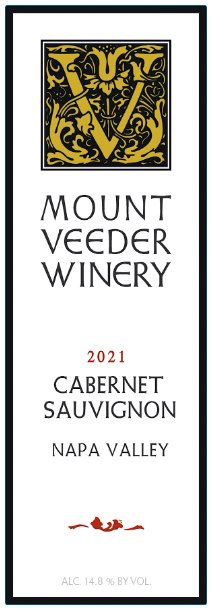 Mount Veeder Winery Cabernet Sauvignon 2021 - 750ml