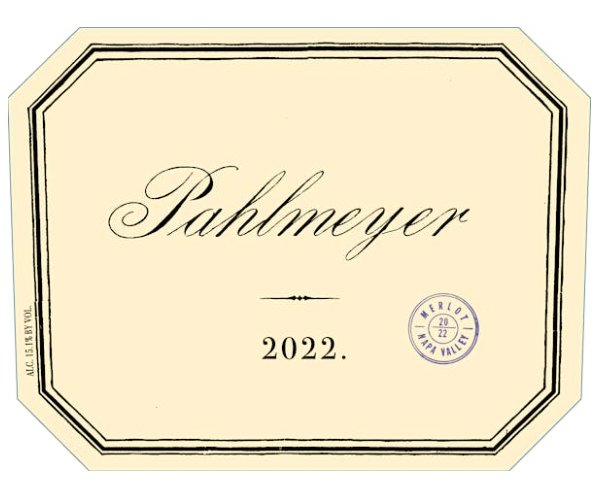 Pahlmeyer Merlot 2022 - 750ml