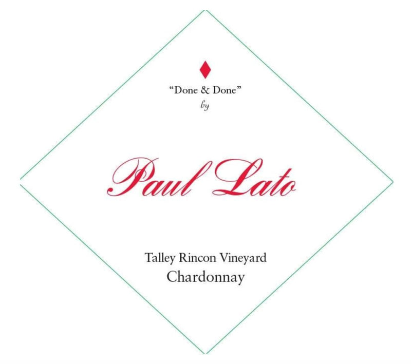 Paul Lato Done & Done Rincon Vineyard Chardonnay 2019 - 750ml