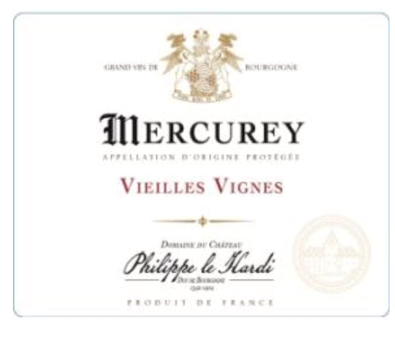 Philippe le Hardi Mercurey Vieilles Vignes 2020 - 750ml