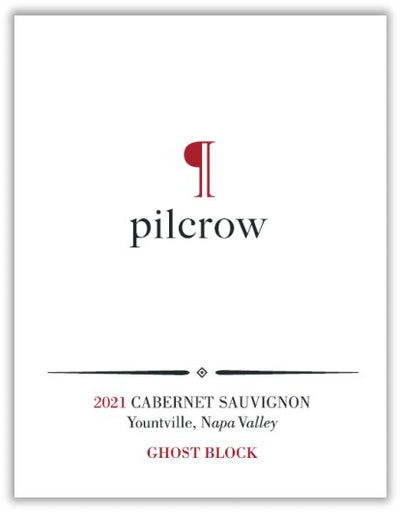 Pilcrow 'Ghost Block' Napa Cabernet Sauvignon 2021 - 750ml