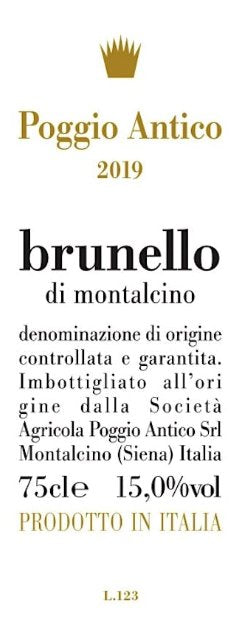 Poggio Antico Brunello di Montalcino 2019 - 750ml