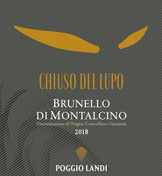 Poggio Landi 'Chiuso del Lupo' Brunello di Montalcino 2018 - 750ml