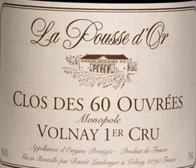 Pousse d'Or Volnay 1er Cru Clos de 60 Ouvrees 2022 - 750ml