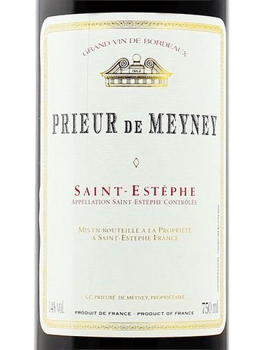 Prieur De Meyney Saint Estephe Bordeaux 2018 - 1.5l