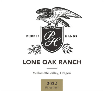 Purple Hands Lone Oak Ranch Pinot Noir 2022 - 750ml