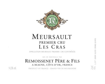 Remoissenet Meursault Les Cras Premier Cru 2020 - 750ml