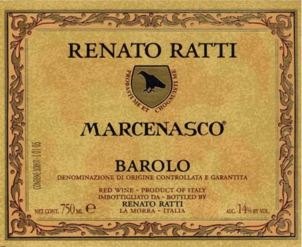 Renato Ratti Marcenasco Barolo 2021 - 750ml