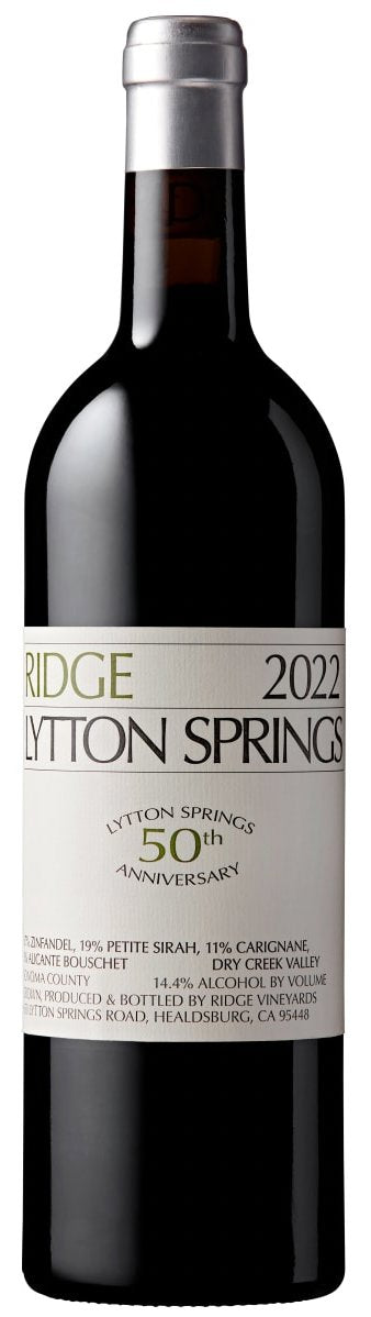 Ridge Lytton Springs 50th Anniversary Zinfandel 2022 - 750ml