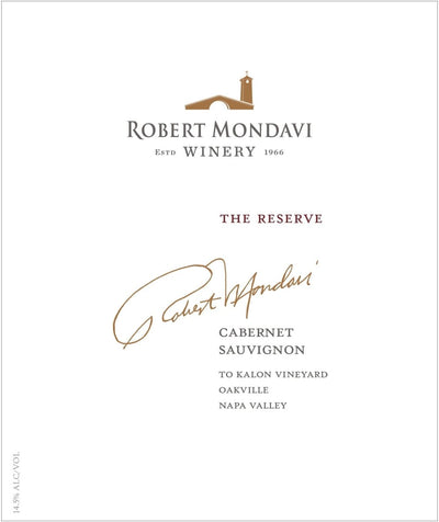 Robert Mondavi To Kalon Vineyard Reserve Cabernet Sauvignon 2017 - 1.5l
