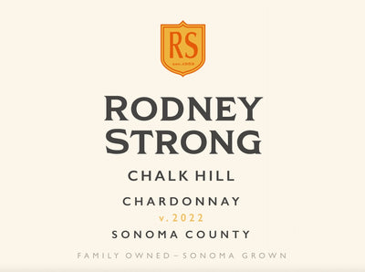 Rodney Strong Chalk Hill Chardonnay 2022 - 750ml