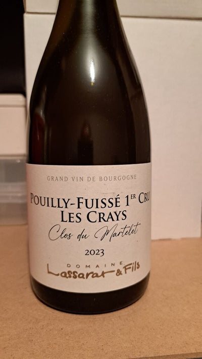 Roger Lassarat Pouilly Fuisse 1er Cru 'Les Crays' Clos du Martelet Monopole 2023 - 750ml