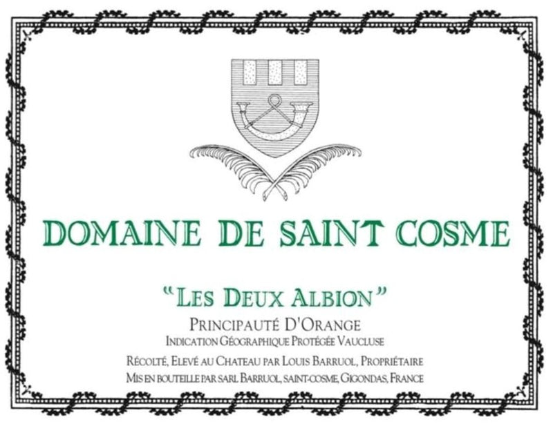 Saint Cosme Les Deux Albion Blanc 2022 - 750ml