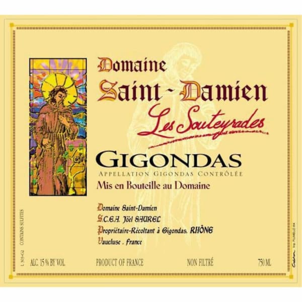 Saint Damien Gigondas Les Souteyrades 2010 - 750ml