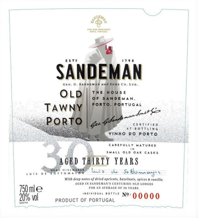 Sandeman 30 Year Old Tawny Porto - 750ml