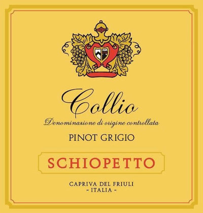 Schiopetto Collio Pinot Grigio 2019 - 750ml