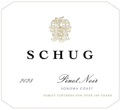 Schug Pinot Noir Sonoma Coast 2023 - 750ml