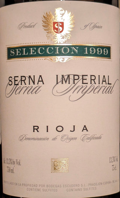 Serna Imperial Rioja 1999 - 750ml