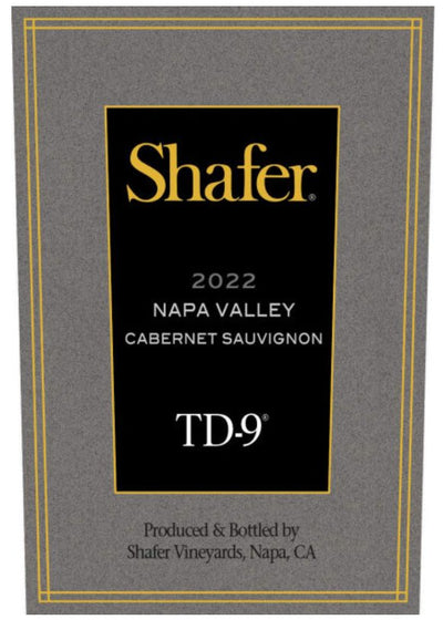 Shafer TD-9 Cabernet Sauvignon 2022 - 750ml