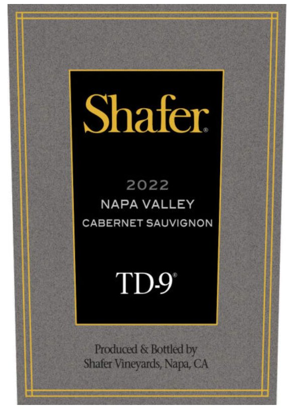 Shafer TD-9 Cabernet Sauvignon 2022 - 750ml