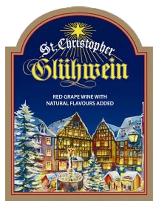 St. Christopher Gluhwein Red Wine - 1L