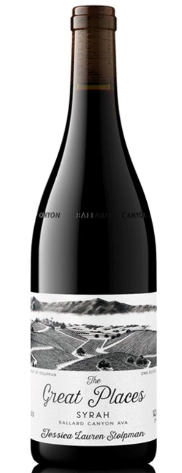 Stolpman Syrah The Great Place Jessica Lauren 2022 - 750ml