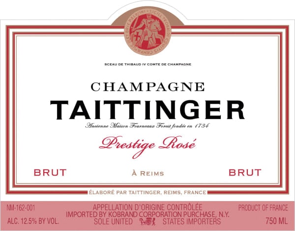 Taittinger Brut Prestige Rose NV - 750ml