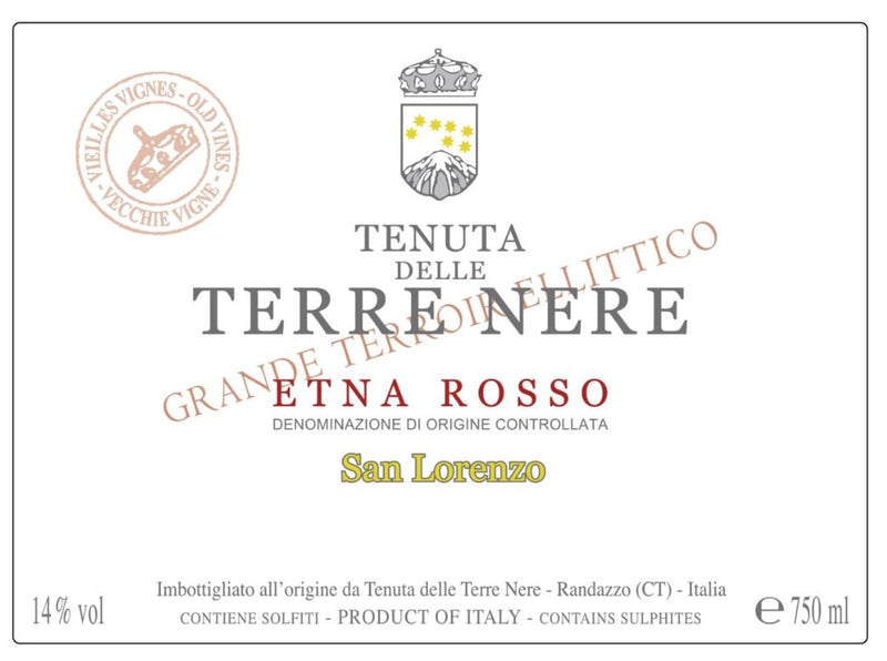 Tenuta delle Terre Nere Etna Rosso San Lorenzo 2021 - 750ml