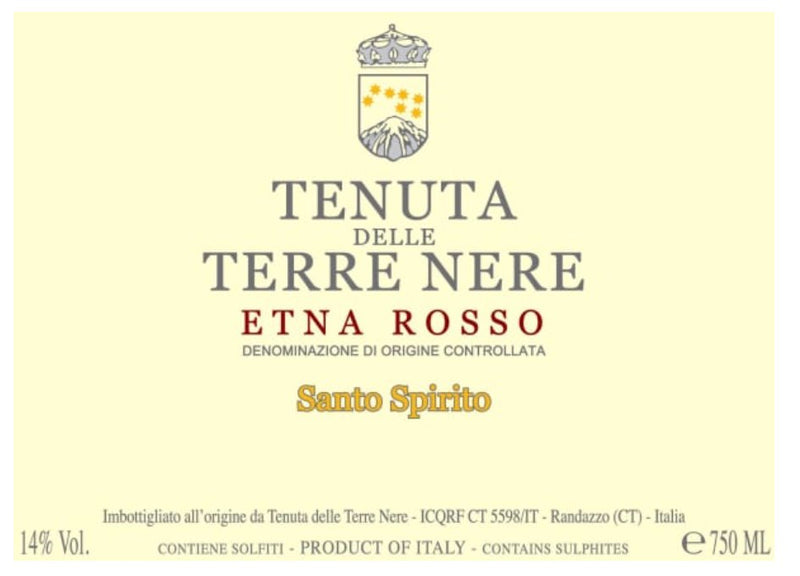 Tenuta delle Terre Nere Etna Rosso Santo Spirito 2022 - 750ml