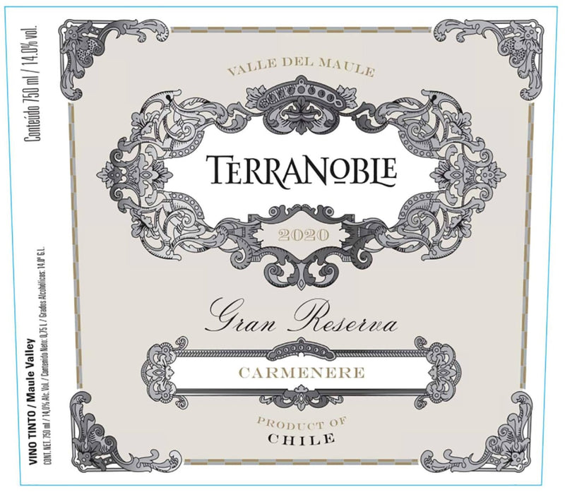 TerraNoble Gran Reserva Carmenere 2020 - 750ml