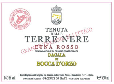 Terre Nere Etna Rosso Dagala di Bocca d’Orzo Monopole 2022 - 750ml