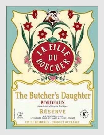 The Butcher's Daughter Bordeaux Reserve 2019 - 750ml