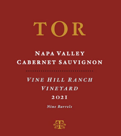 TOR Vine Hill Ranch Cabernet Sauvignon 2021 - 750ml